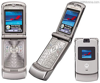 Motorola RAZR V3 5.5MB (Black) - UNLOCKED