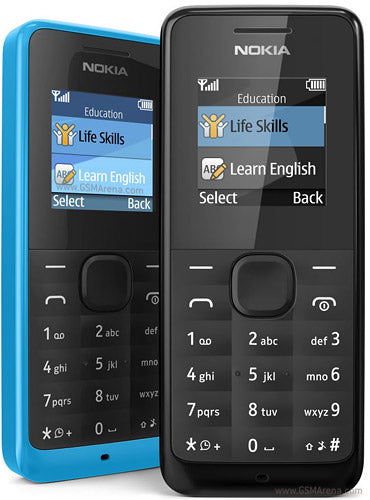 Nokia 105 8MB (Black) - UNLOCKED